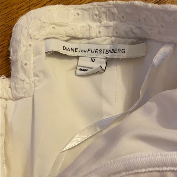 DVF Sahara White Strapless Dress - Picture 5 of 6